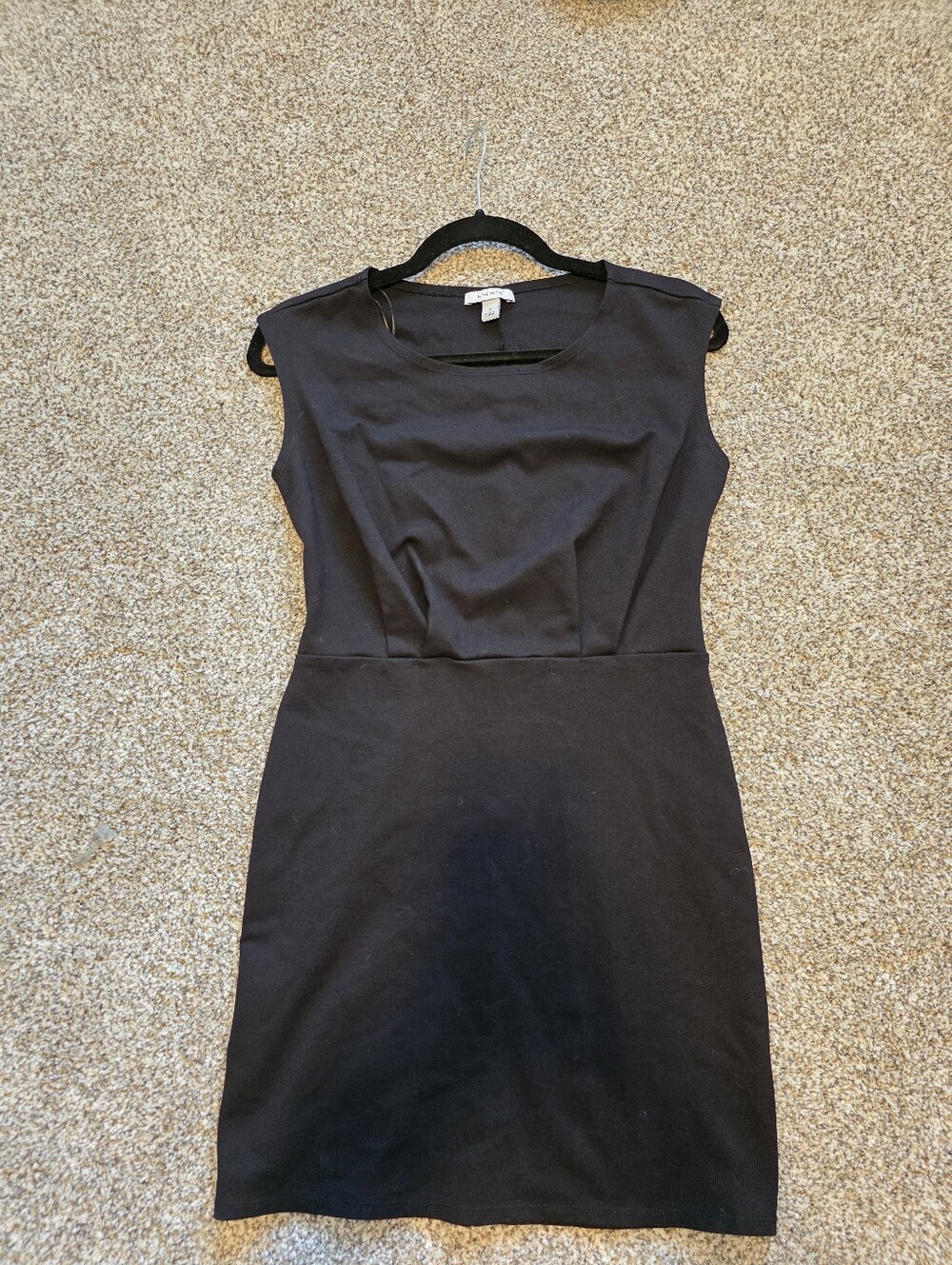 Nine West Black Sleeveless Sheath Mini Dress